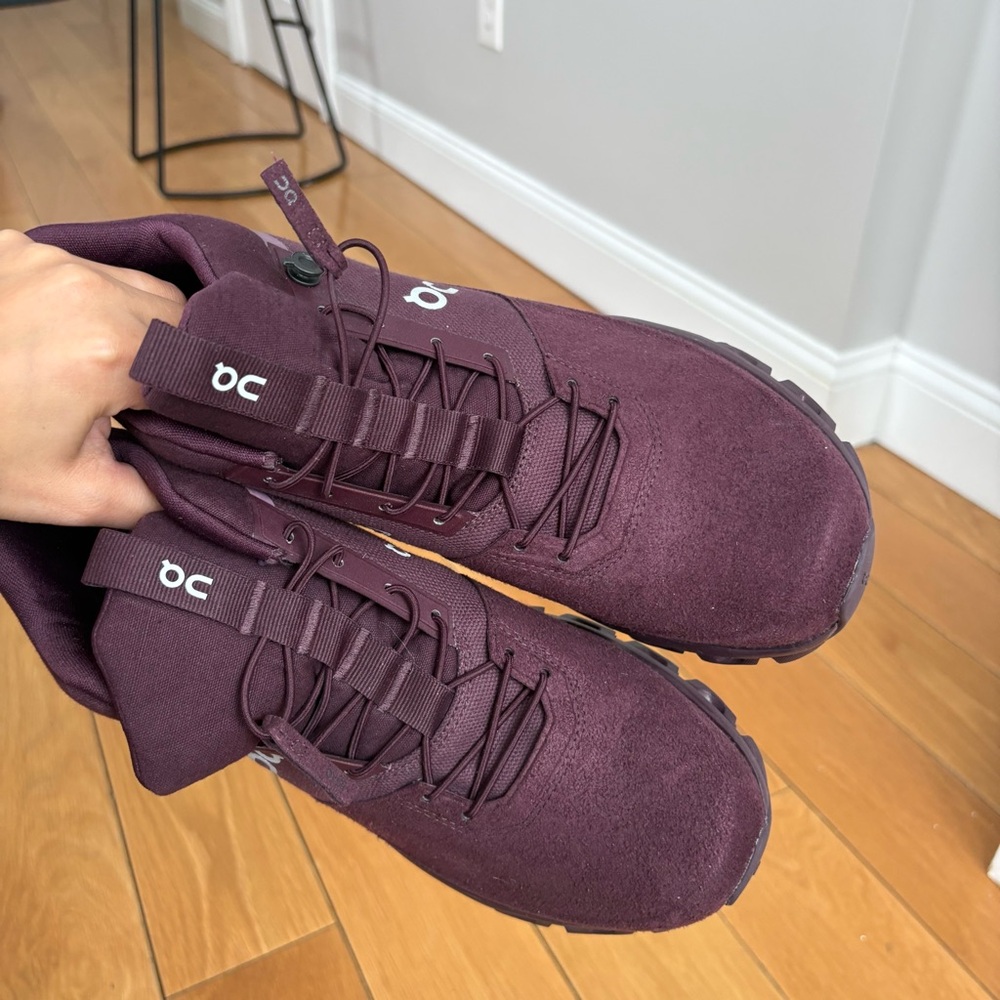 On cloud cloud hi in mulberry running shoes size 10.5 NEW - Picture 9 of 10
